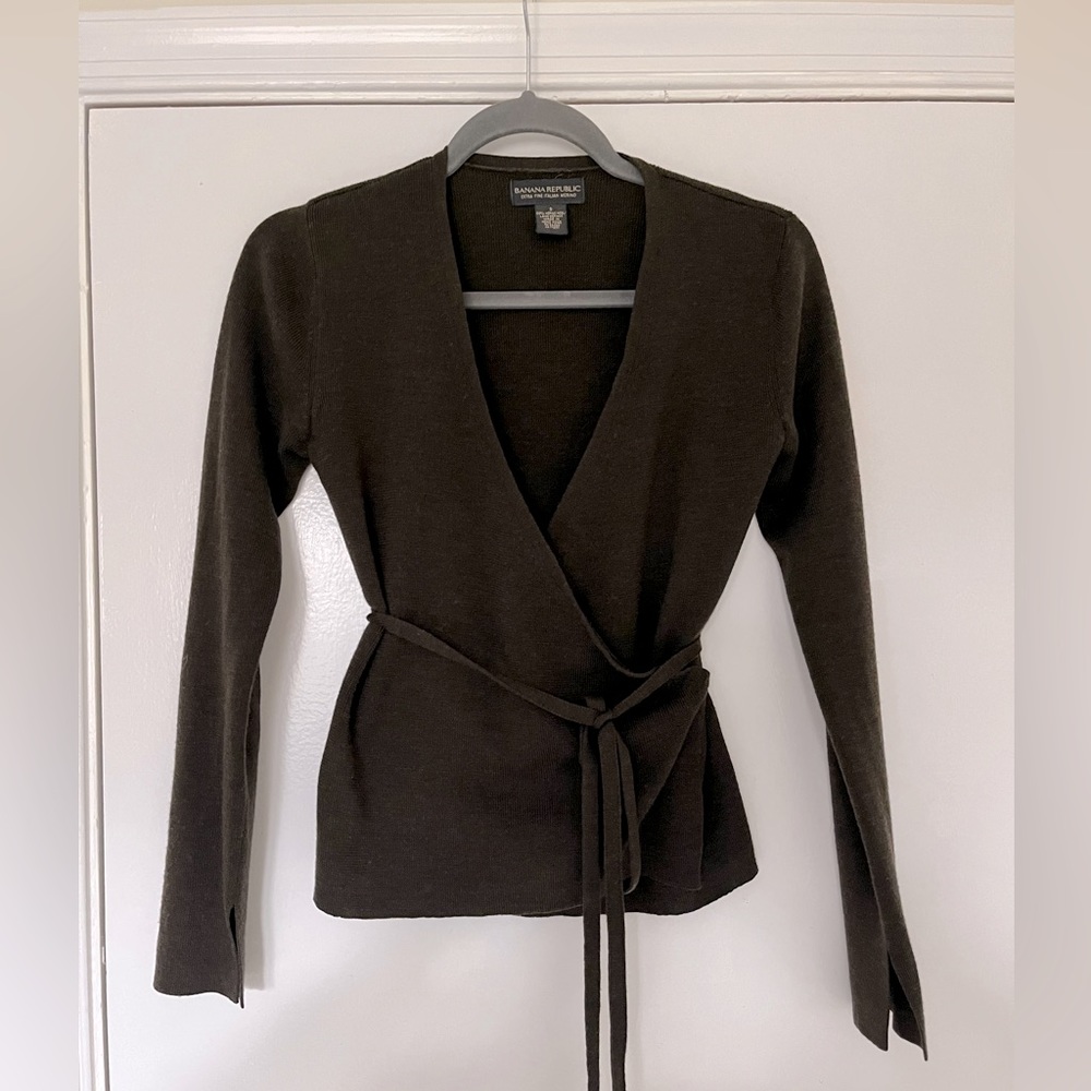 Banana Republic Wool Wrap Sweater